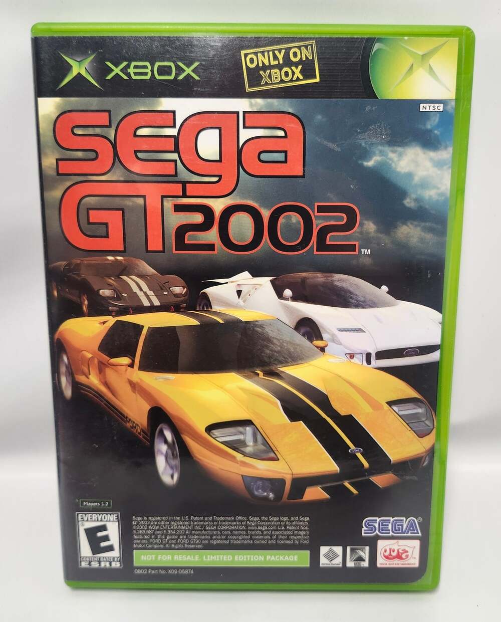 Sega GT 2002 + Jet Set Radio Future JSRF Xbox 2-in-1 Not for Resale